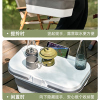 Foldable Outdoor Storage Box for Camping, Picnics, and Car Trunk Organization