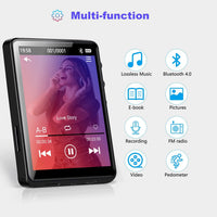 2.8-inch Bluetooth MP3/MP4 Player with Touch Screen for Students