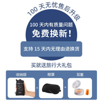 Inflatable U-Shaped Travel Neck Pillow for Airplane, Train, and Napping - Portable Cervical Support