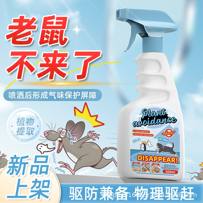 Indoor Plant-Based Rodent Repellent Spray for Home Use