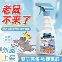 Indoor Plant-Based Rodent Repellent Spray for Home Use