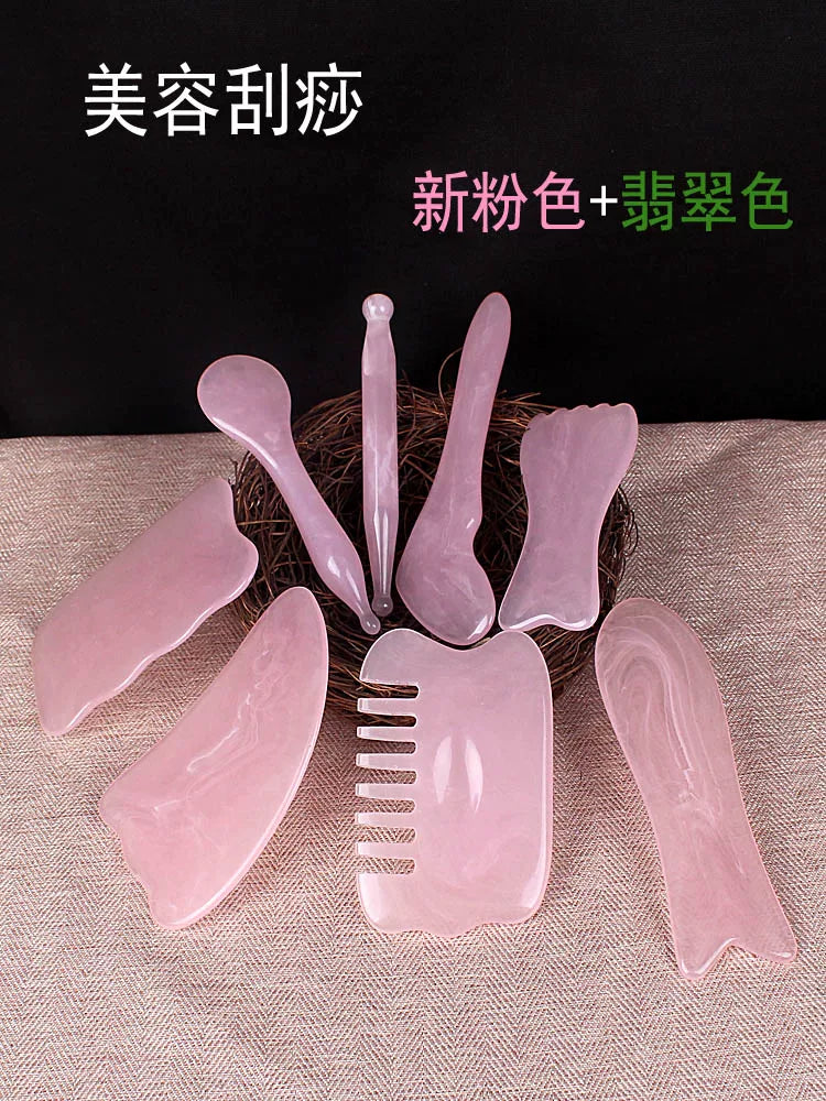 Gua Sha Scraping Massage Tool for Face and Body, Fish-shaped Meridian Pen for Eye and Facial Massage