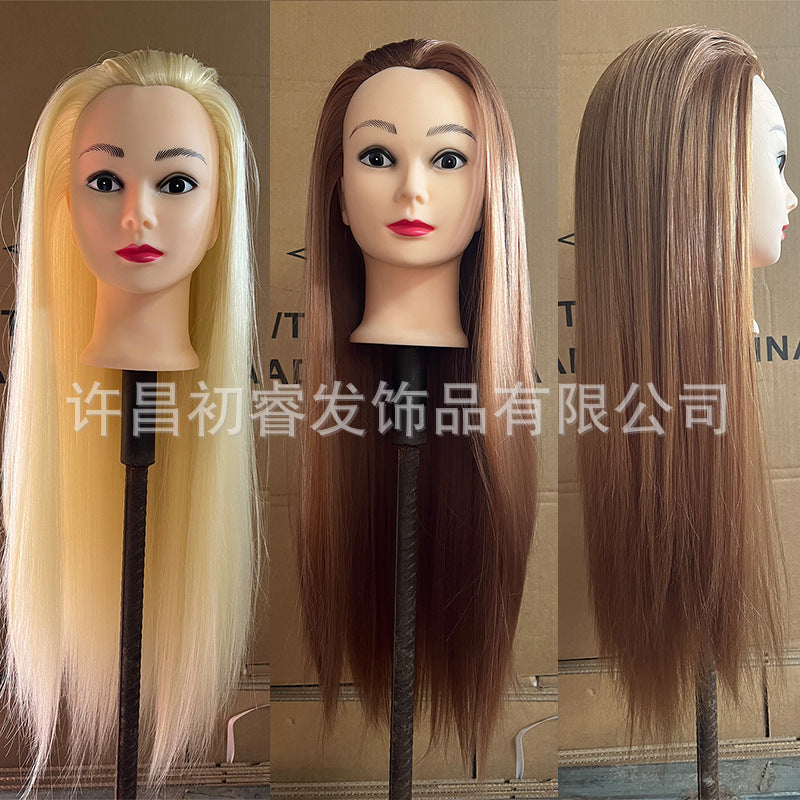 Mannequin Head for Hair Styling Practice and Makeup Training