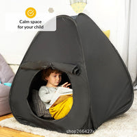Pop-Up Indoor Blackout Privacy Tent for Sleep and Play