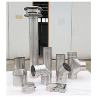 Stainless Steel Chimney Pipe for Wood-Burning Fireplaces