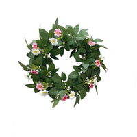Artificial Floral Wreath for Front Door Wall Window Farmhouse Decor