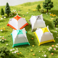 1:12 Dollhouse Miniature Camping Tent for Outdoor Scene Decor