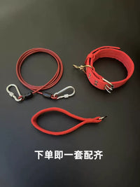 Heavy-Duty Anti-Bite Dog Leash with Collar for Medium to Large Dogs
