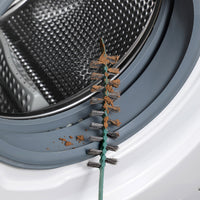 Washing Machine Drum Cleaning Brush with Long Handle and Stiff Bristles for Crevice Dirt Removal