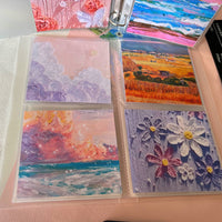 Refillable Art Storage Album for Oil Pastels and Small Paintings