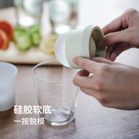Shuangshan Silicone Whiskey Ice Ball Mold, 6cm Sphere Ice Cube Tray with Easy Release for Home Bar