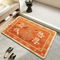 Diatomaceous Earth Bath Mat, 3D Visual Effect, Quick-Drying, Non-Slip, Absorbent Bathroom Floor Mat