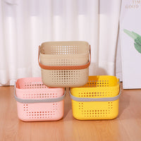 Portable Plastic Shower Caddy Basket with Handle for Bathroom Toiletries and Storage