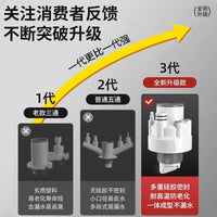 Multi-functional 5-Way Floor Drain Seal for Kitchen & Bathroom