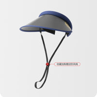 Women's Summer UV Protection Sun Visor Hat for Outdoor Cycling