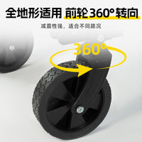 Outdoor Camping Cart Foldable Picnic Wagon Portable Four-Wheel Utility Cart for Camping and Stalls