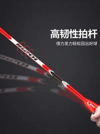 Dikes Badminton Racket Set Carbon Fiber Durable Professional for Adults and Children