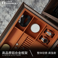 Cabinet Drawer Leather Jewelry Organizer Tray for Wardrobe Closet Storage