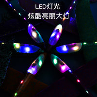 49cm Large Hand Launch Glider Foam Airplane with LED Light for Outdoor Play