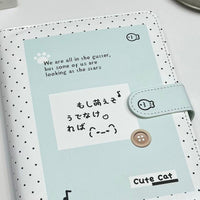 Starfish A5 PU Leather Loose-Leaf Album/Notebook for Students, Portable and Stylish