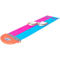 Bestway 4.8m Inflatable Double Llama Water Slide for Kids Outdoor Lawn Surfing Play Mat