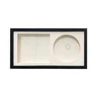 Vinyl Record Display Frame CD Collection Storage Box Nostalgic Music Decor