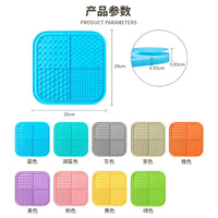 Pet Silicone Lick Mat with Suction Cups for Slow Feeding Dogs and Cats