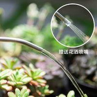 Long Spout Watering Can for Indoor Outdoor Plants, 1L/1.5L Garden Watering Pot with Spray Nozzle