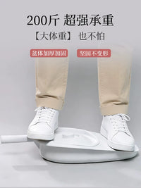 Bedside Commode for Elderly, Bedpan for Men and Women, Portable Toilet for Bedridden Patients