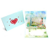 3D Pop-Up Greeting Cards for Birthday, Travel, Teacher's Day, Thank You, and Messages