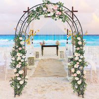 European Vintage Wrought Iron Garden Arch for Climbing Plants
