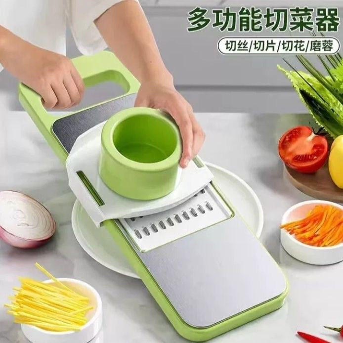 Multi-functional Vegetable Slicer and Grater for Home Kitchen, Thickened Hand Protector, Potato Shredder
