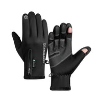 Winter Convertible Fingerless Gloves with Zipper for Fishing Cycling and Outdoor Sports