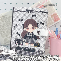 A5 Cartoon Loose-Leaf Notebook for Students, High-Value Design Planner with Grid Pattern