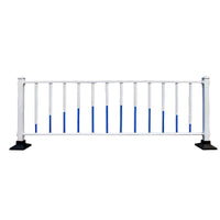 Municipal Road Safety Guardrail, Zinc Steel Pedestrian Barrier Fence for Sidewalk and City Streets