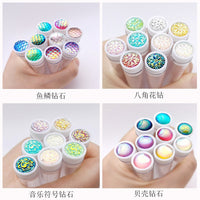 Disposable Crystal Eyelash Brushes with Portable Diamond Design, Multi-color Options
