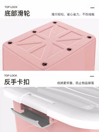 Extra Large Plastic Storage Bins with Lids for Clothes, Toys, and Home Organization