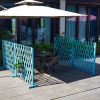 Expandable Wooden Garden Fence Trellis for Outdoor Yard, Pet Barrier, and Plant Support