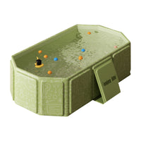Foldable Pet Bath Tub with Stand, Large Capacity Dog Washing Basin, Easy Setup