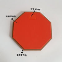 Silent 8-inch Rubber Practice Drum Pad for Beginners