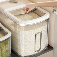 Food Grade Rice Storage Container with Airtight Seal, Pest and Moisture Proof, for Grains and Flour