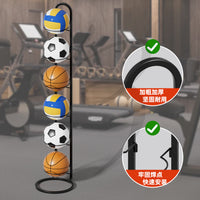 Multi-Layer Basketball Storage Rack for Sports Balls