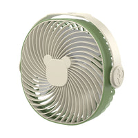 Portable USB Rechargeable Mini Fan with Foldable Design and Lanyard for Handheld, Waist, or Desktop Use