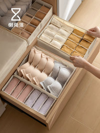Drawer Underwear Organizer with Dividers for Bras, Underpants, and Socks