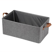 Fabric Wardrobe Storage Box with Lid, Foldable Clothes Organizer for Home Dormitory