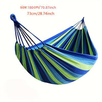 2025 New Portable Hammock with Tree Straps, Durable Outdoor Garden Hammock for Camping and Relaxation