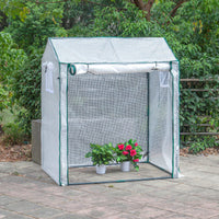 Portable Mini Greenhouse for Plants and Pets, Weatherproof Outdoor Grow Tent