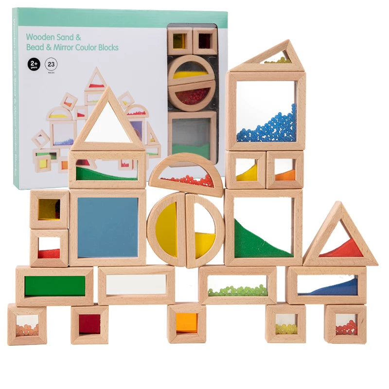 Translucent Acrylic Sensory Building Blocks for Early Learning