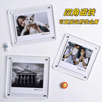 Acrylic Magnetic Photo Frame for 3-inch Instax Photos and Small Cards