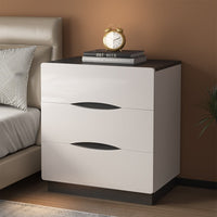 Bedside Storage Cabinet with Drawers and Shelves, Floor-Standing Organizer for Bedroom